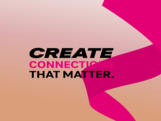 Image with the inscription Create Connections that matter