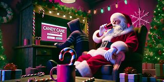 Decorative image: A hacker fails to breach the security measures in Santa's webshop.