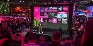 Claudia Nemat während der Magenta Keynote.